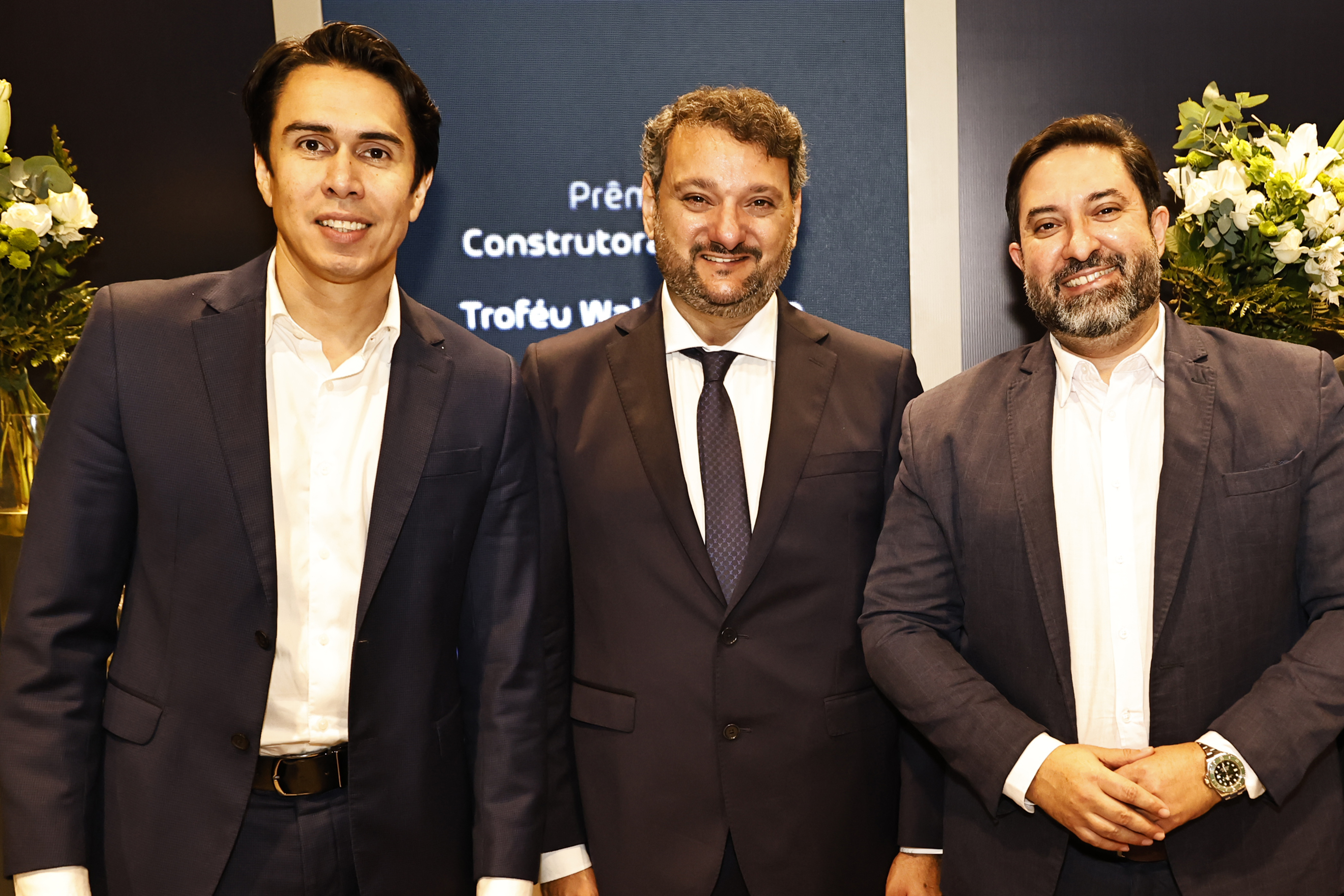 Marcus Vinicius, Patriolino Dias de Sousa e Alan Lotif (Caixa) — PRÊMIO DA CONSTRUÇÃO 2025